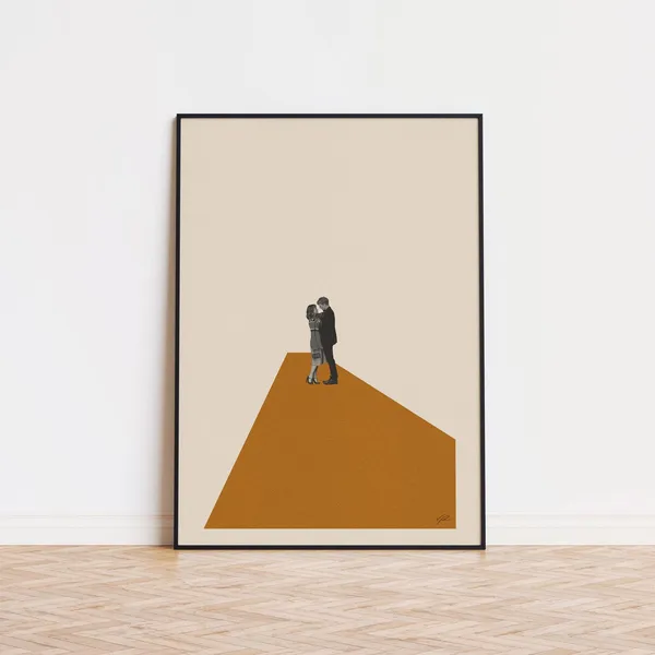 About Time Inspired Mid-Century Modern Art Print