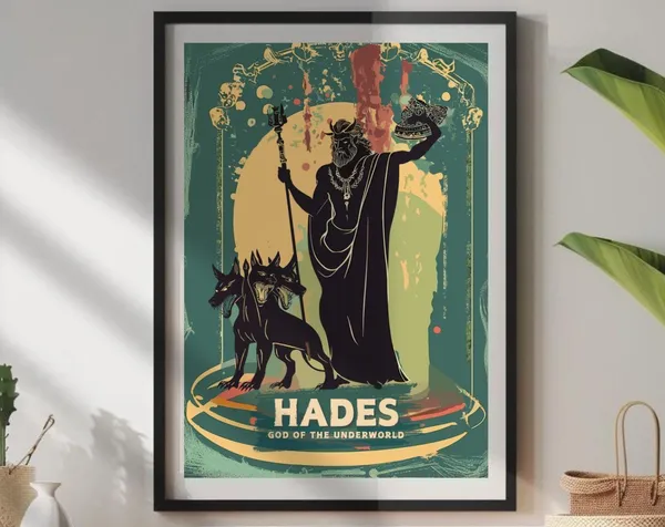 Hades, Greek God of the Underworld Art Print