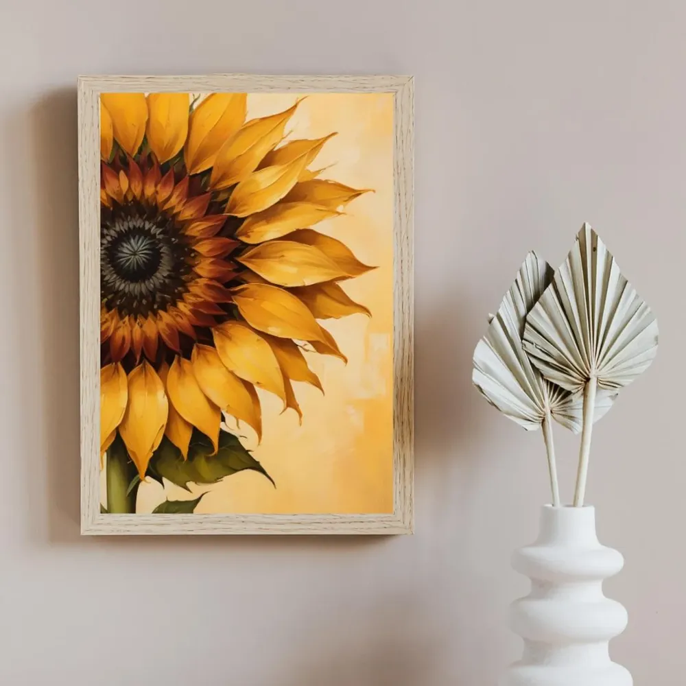 Vintage Sunflower Still Life Art Print, Cottagecore - Image 2