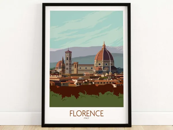 Florence Italy Gift Travel Poster