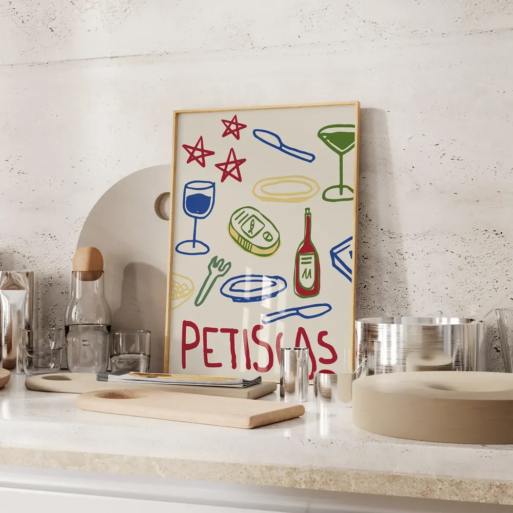 Colourful Kitchen Classic Travel Poster - Image 3