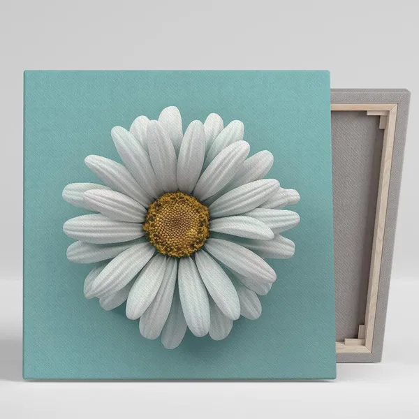 Daisy Minimalist Wall Art Print, Contemporary Decor