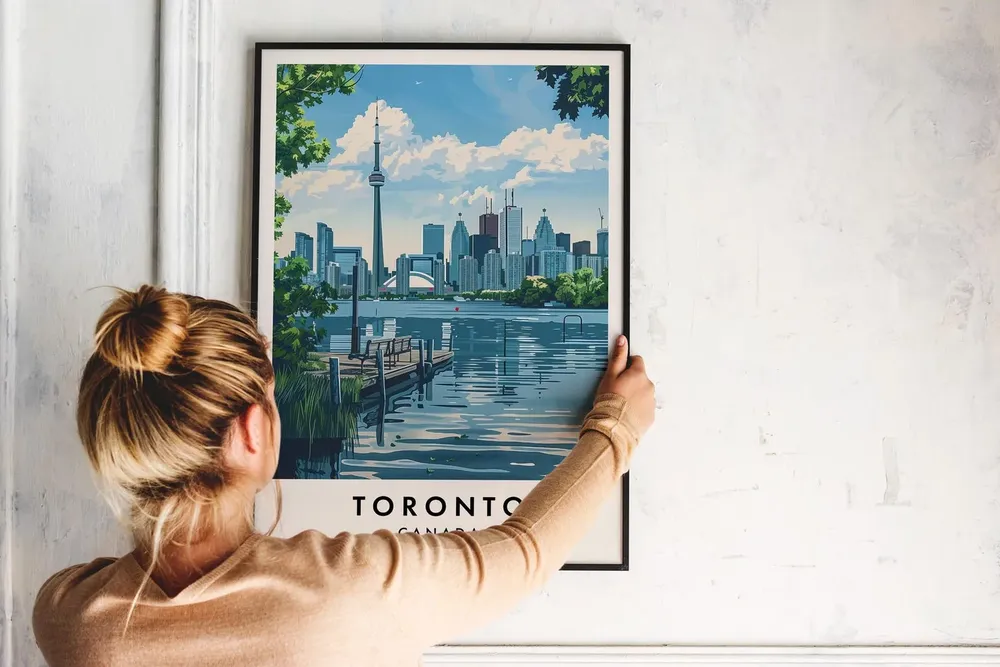 Toronto Travel Poster, Canada Wall Art - Image 2