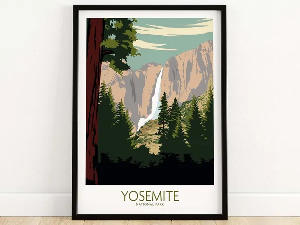 Yosemite California National Park Poster Print