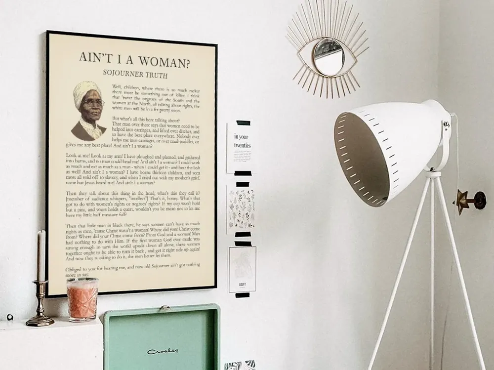 Ain't I A Woman, Sojourner Truth Quote Poster - Image 3