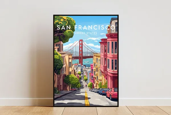 San Francisco Travel Wall Art Print