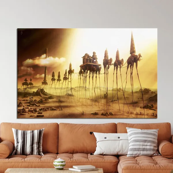 Salvador Dali Elephant Surrealist Art Print