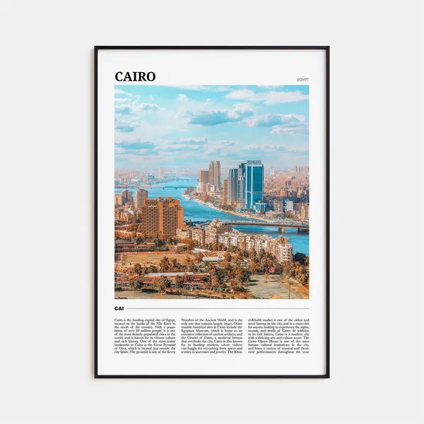 Cairo Photo Egypt Wall Art Print