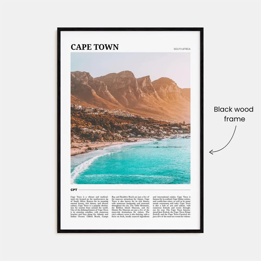 Cape Town South Africa Wall Art Print - Image 2