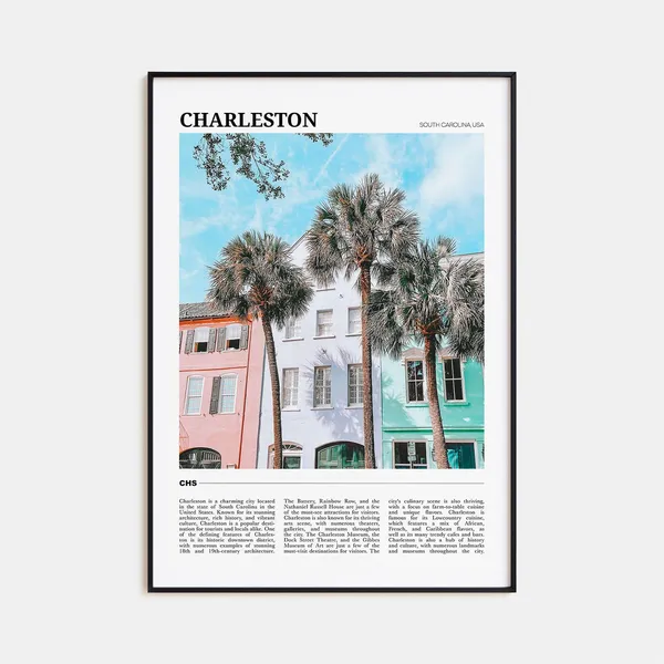 Charleston South Carolina Travel Poster No. 2