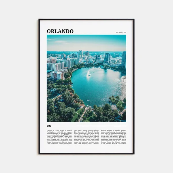 Orlando Travel Poster No 2, Florida Travel Poster