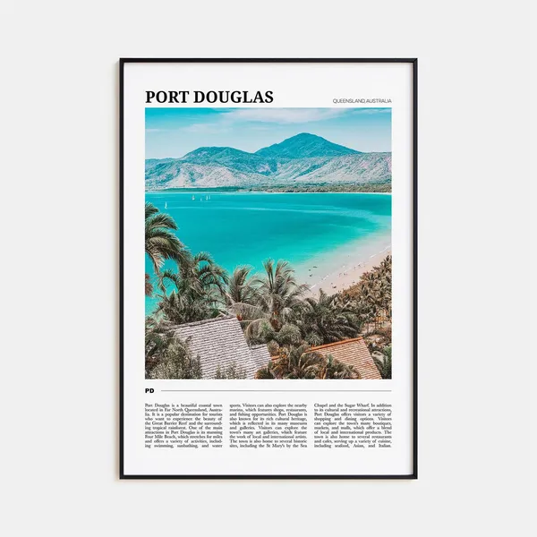 Port Douglas Travel Poster, Queensland Australia