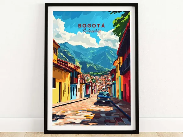 Bogota Wall Hanging Home Decor Art Print