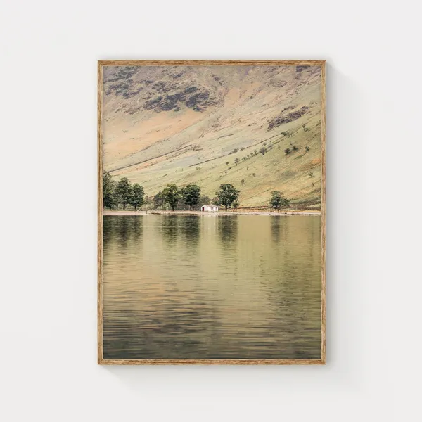 Buttermere Lake, Lake District England Travel Poster
