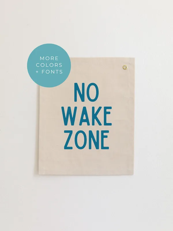 No Wake Zone Surf Nursery Decor, Beach Wall Art Print