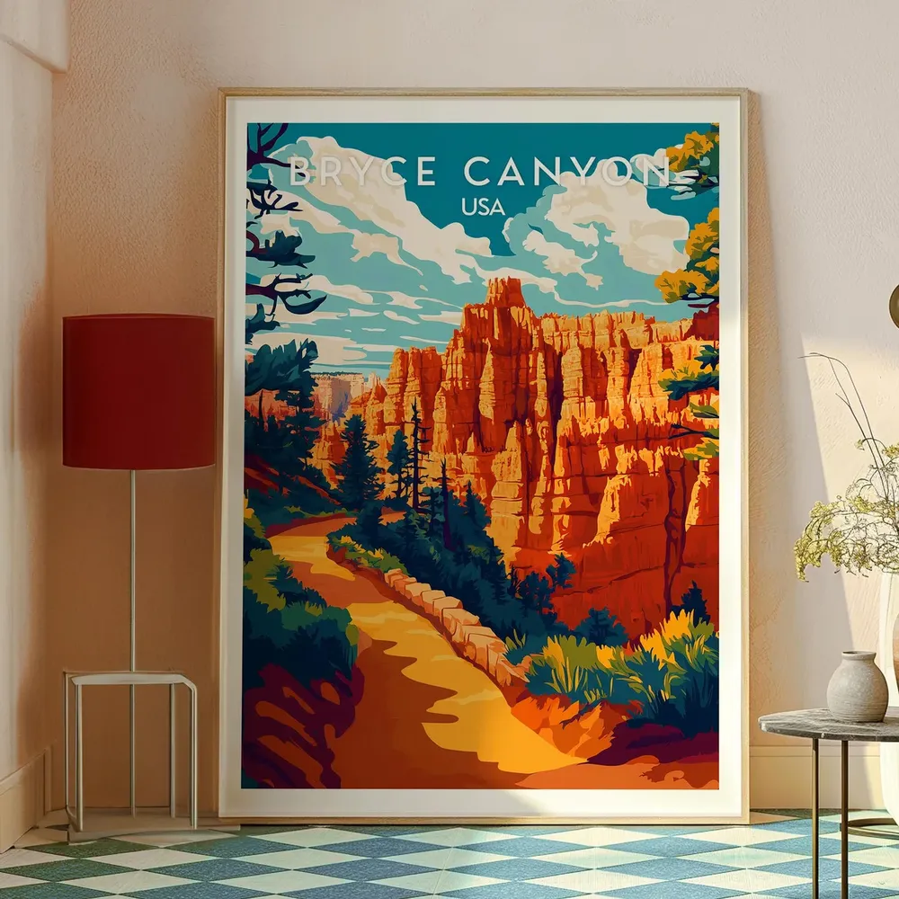 Bryce Canyon, Utah National Park Travel Poster - Image 2