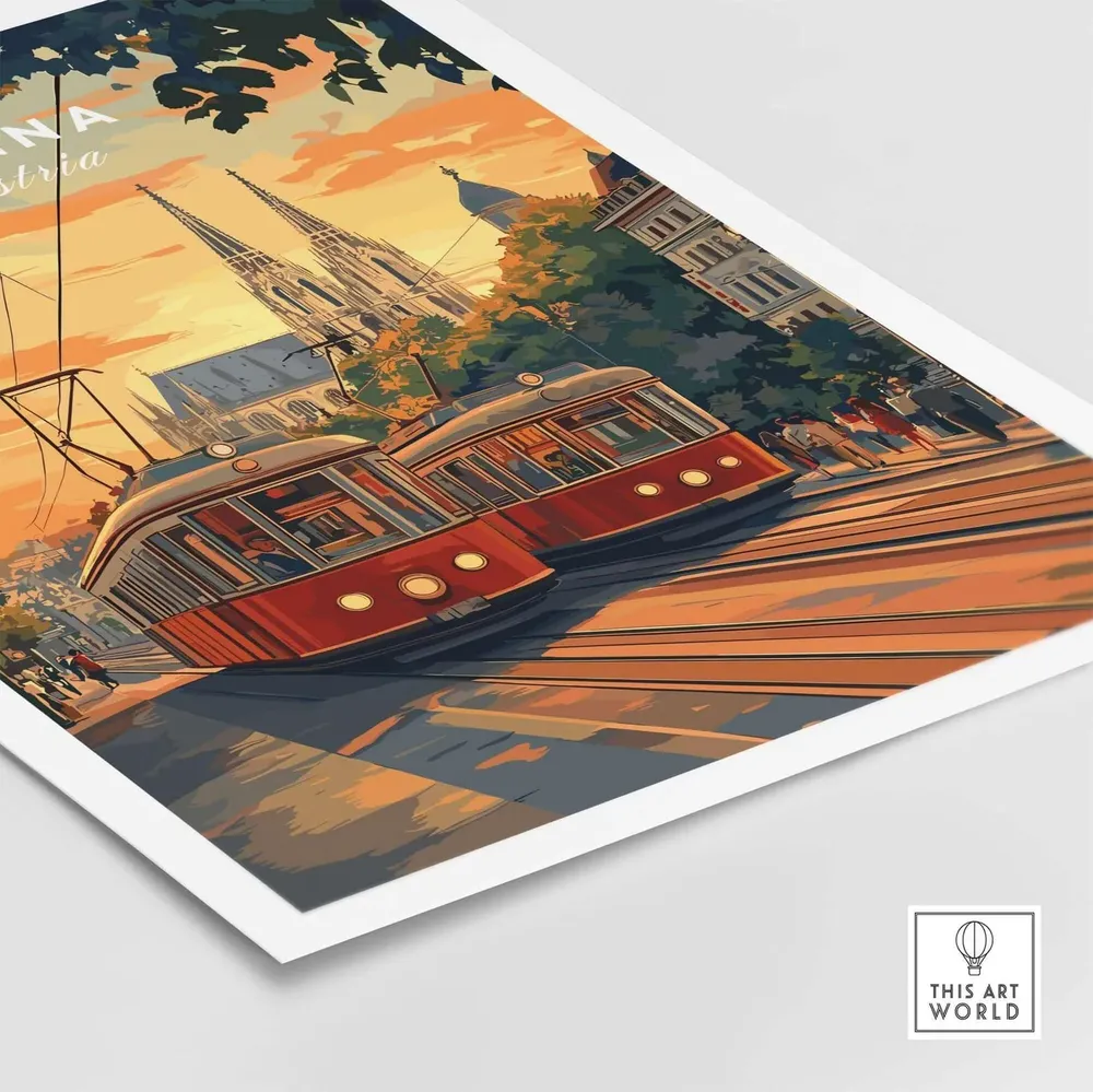 Vienna Vintage Travel Poster - Image 5