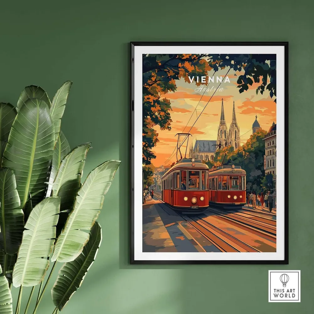 Vienna Vintage Travel Poster - Image 2