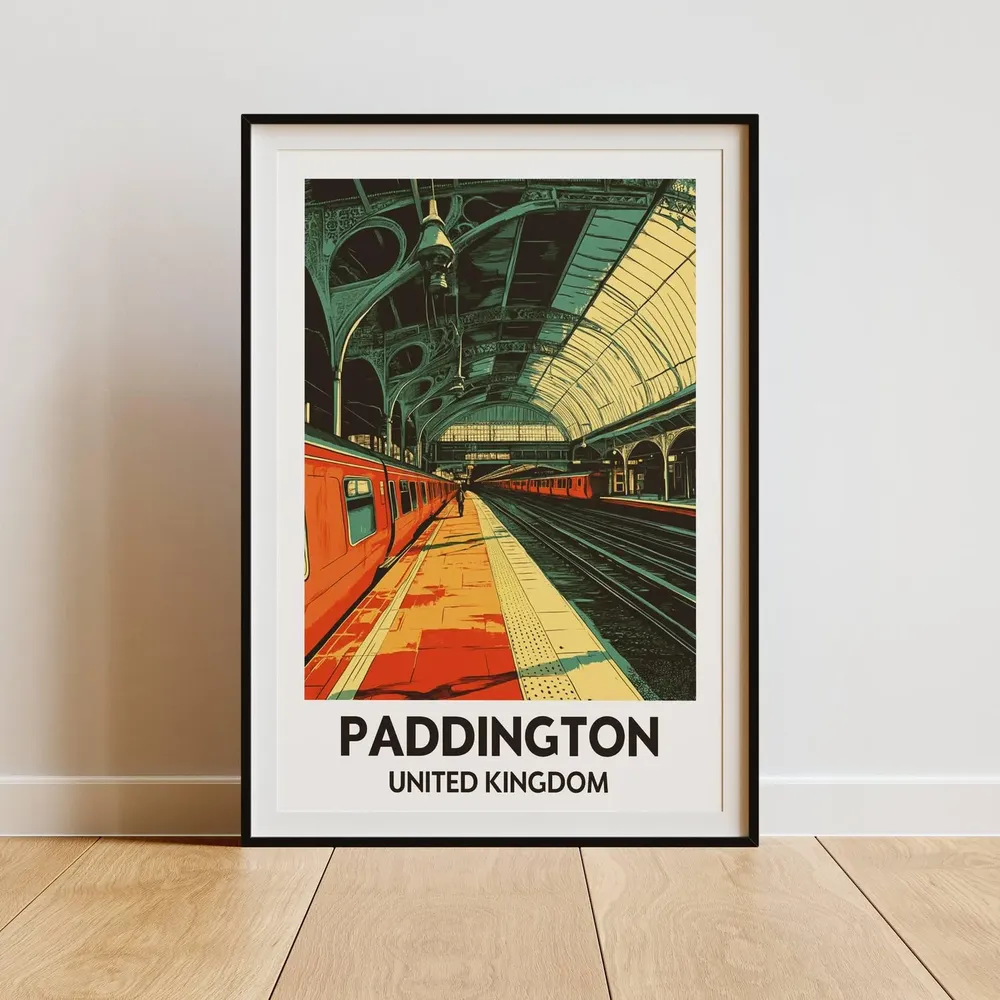 Paddington Station Poster, London Travel Art Print - Image 3
