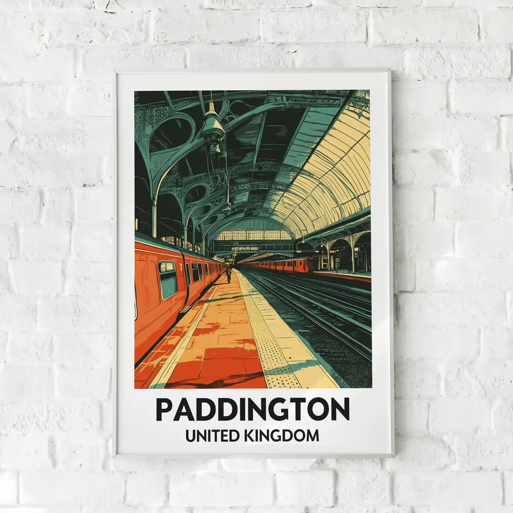 Paddington Station Poster, London Travel Art Print - Image 6