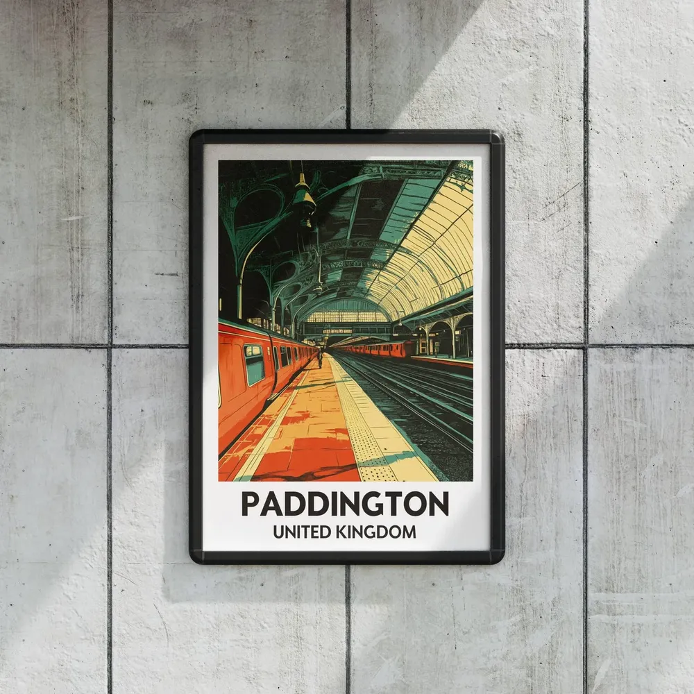 Paddington Station Poster, London Travel Art Print - Image 2