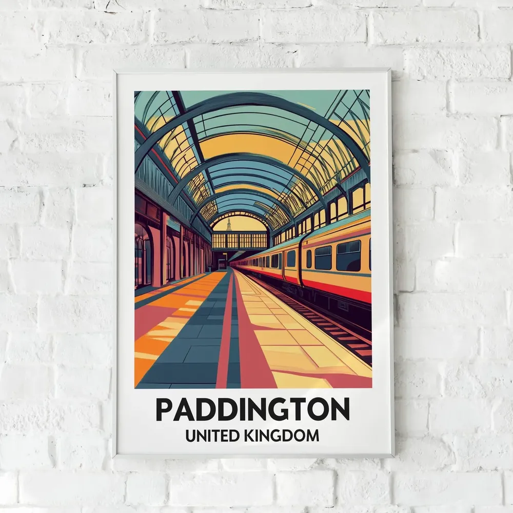 Paddington Station London Travel Poster - Image 6