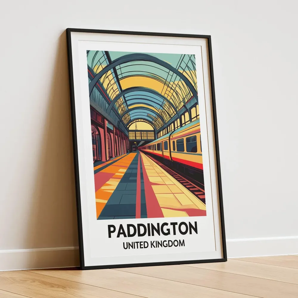 Paddington Station London Travel Poster - Image 4
