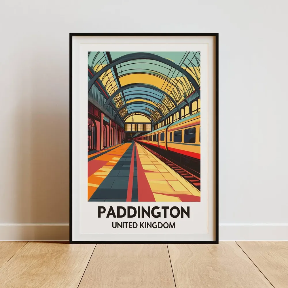 Paddington Station London Travel Poster - Image 3