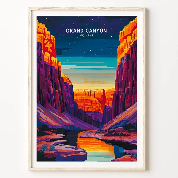 Grand Canyon Arizona Travel Poster