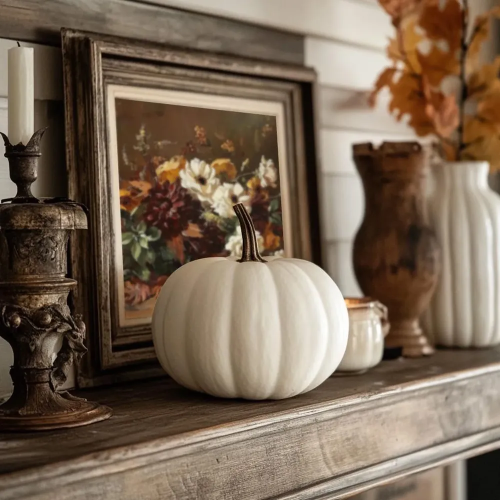 Fall Flowers Vintage Still Life Art Print No. 107 - Image 2