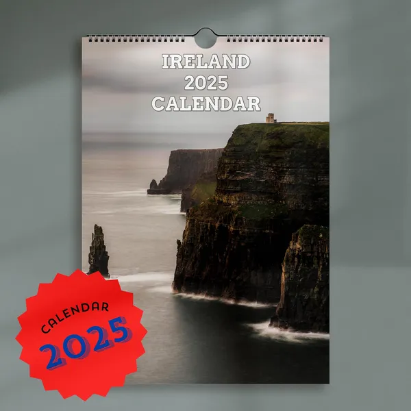 Ireland Calendar, Landscape Photography Travel Poster