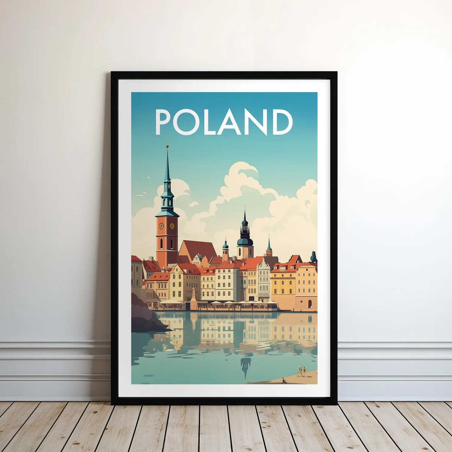 Poland Travel Poster, Europe Art Print
