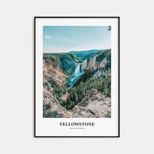 Yellowstone National Park Travel Poster, United States