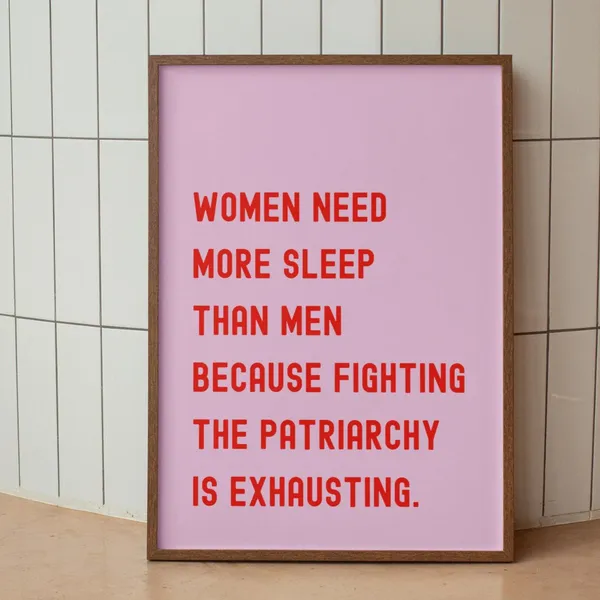 Feminist Quote Poster, Women Empowerment Decor