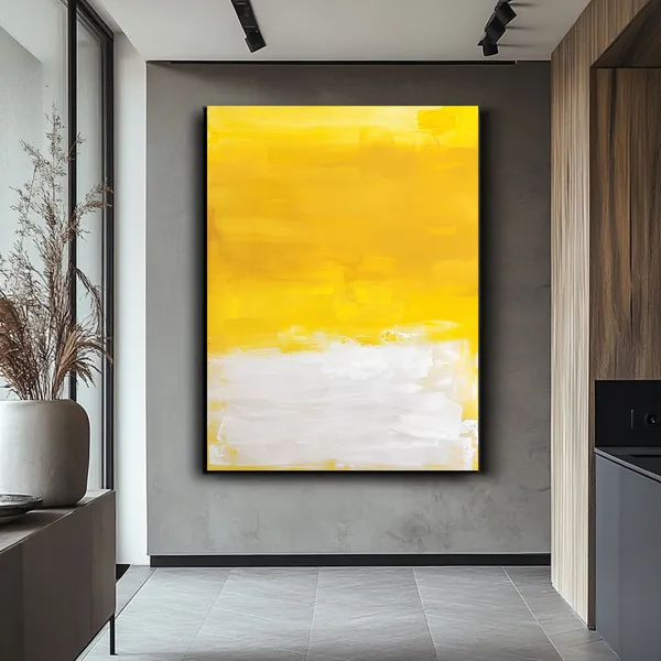Mark Rothko Yellow And White Art Print