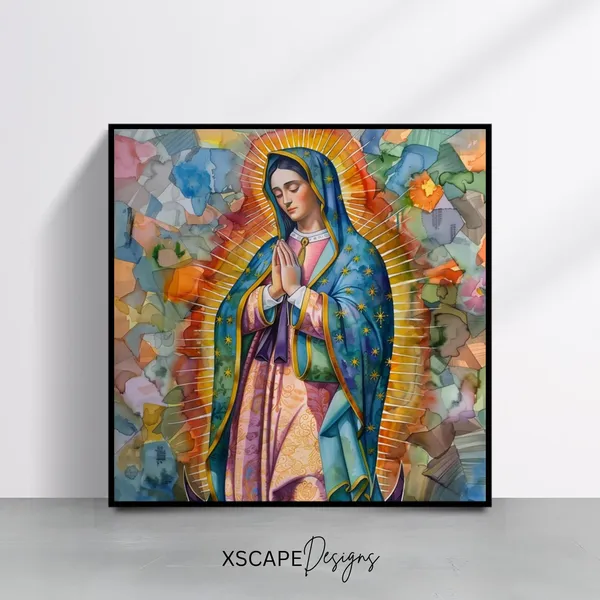 Virgin Mary Of Guadalupe Christian Art Print