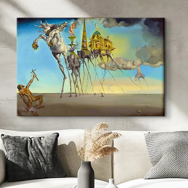 Salvador Dali The Temptation Of St Anthony Poster