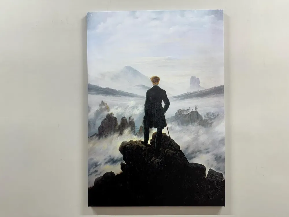 Wanderer Above The Sea Of Fog Art Print