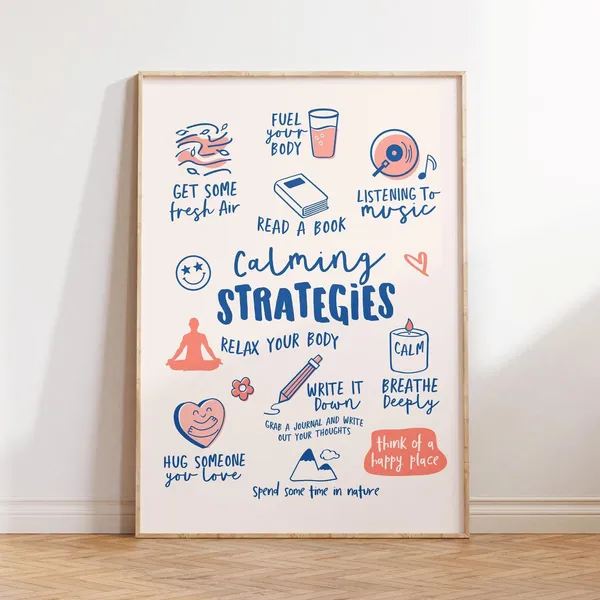 Claiming Strategies Calm Down Corner Poster Print