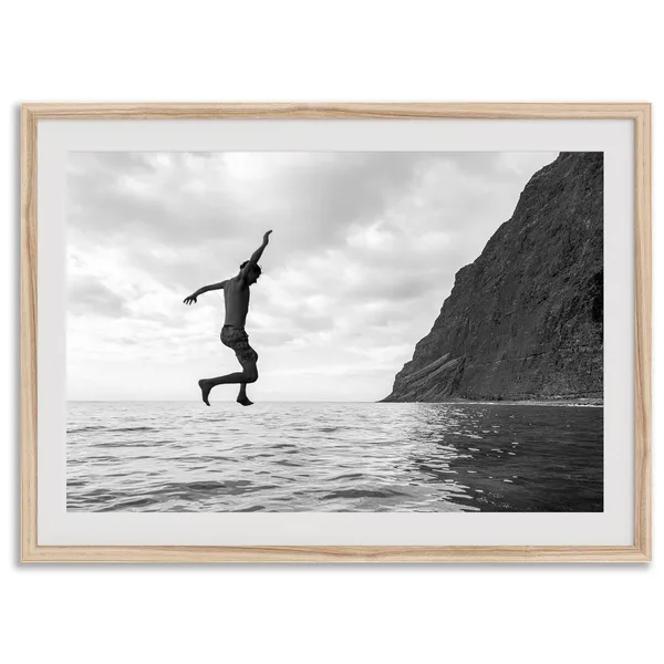 Pacific Ocean Dive Fine Art Photography Art Print