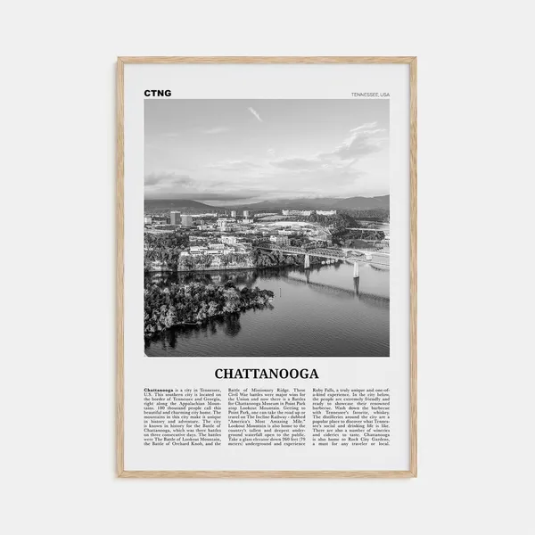 Chattanooga Black and White No. 1 Travel Poster