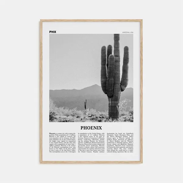 Phoenix Print, Arizona Wall Art Poster