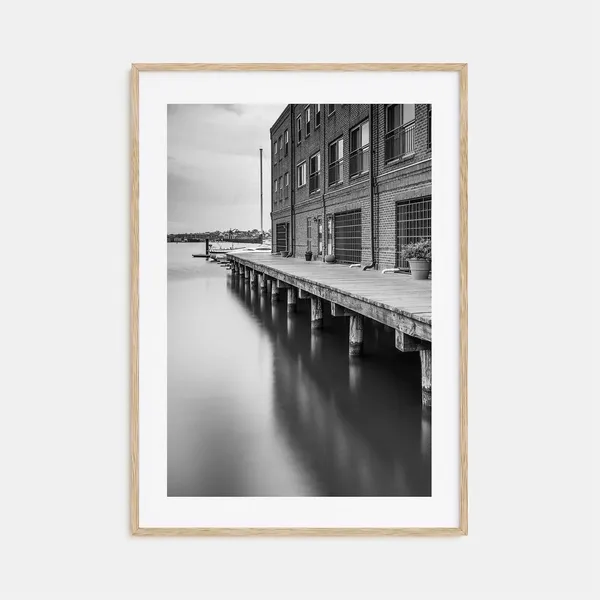 Baltimore Black And White Travel Poster Art Print