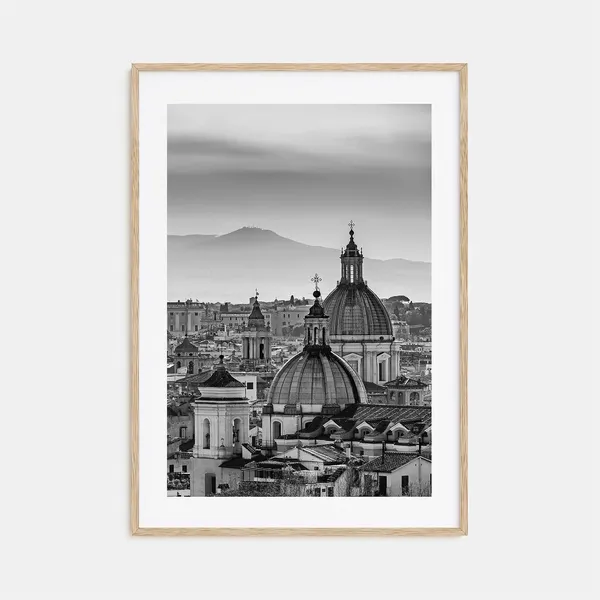 Rome Photo Poster Print, Black And White Travel Art