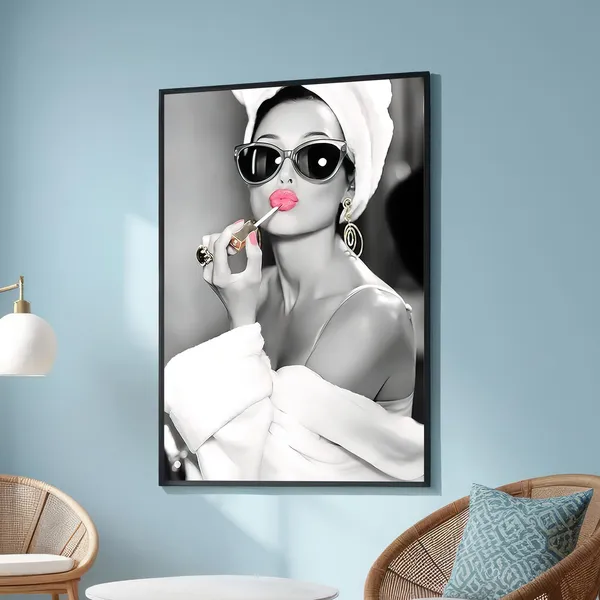 Elegant Glamour - Retro Travel Poster