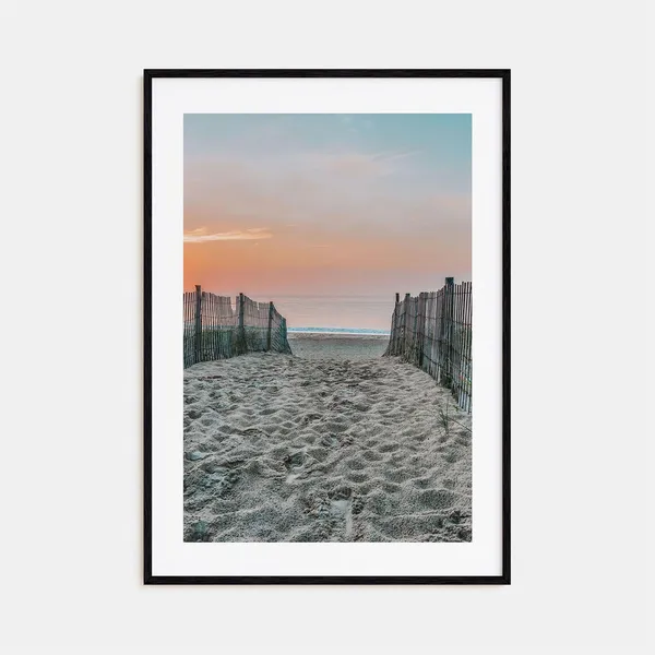 Bethany Beach Travel Poster, Colorful City Map