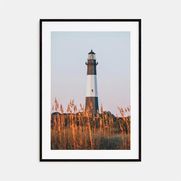 Tybee Island Colorful Travel Poster Print
