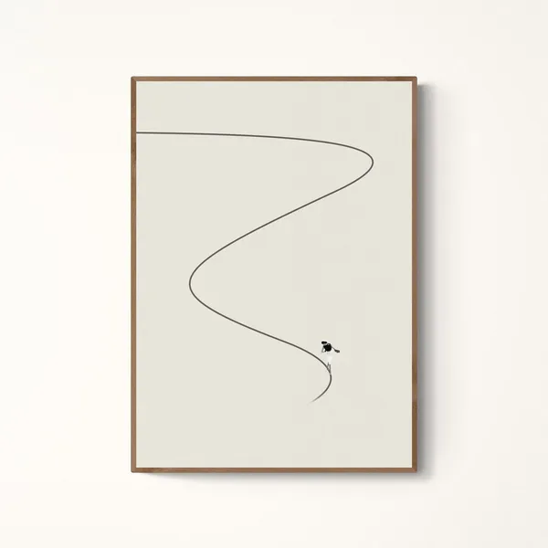 Sometimes I'm In Need Of Guidance Abstract Art Print