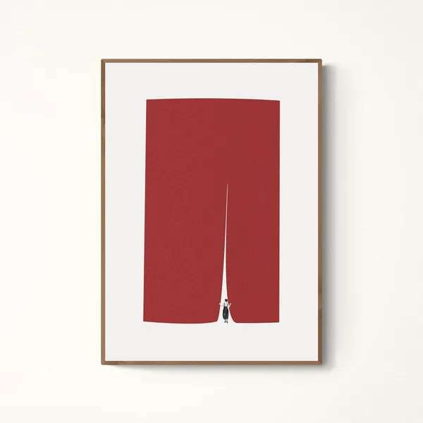 Curiosity For The Unknown Abstract Art Print