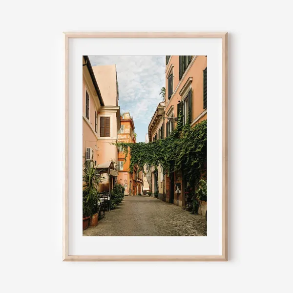 Rome Photography Travel Poster, Historic Italy